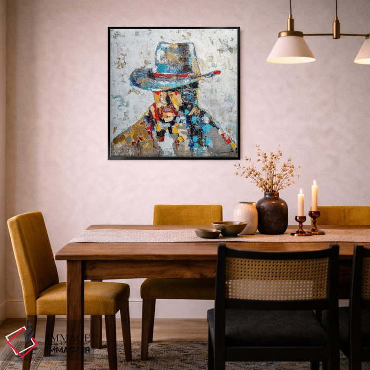 تابلو انتزاعی یاغی اثر ماچیارولی - D6B