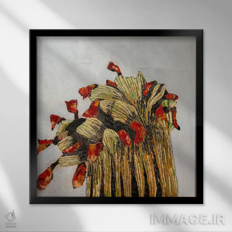 تابلو دکوراتیو مسحور اثر ماچیارولی - نمای قابدار مشکی