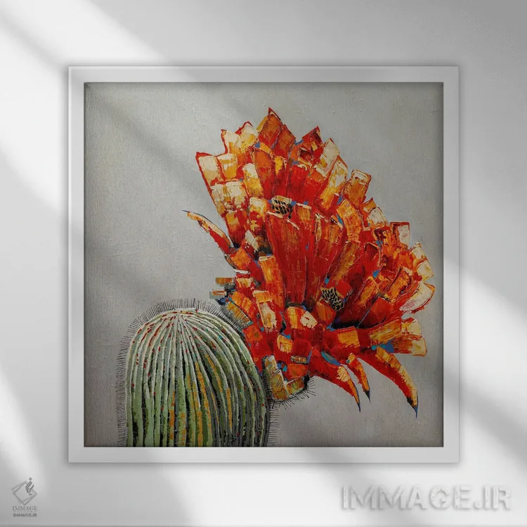 تابلو دکوراتیو انفجار اثر ماچیارولی - نمای قابدار سفید