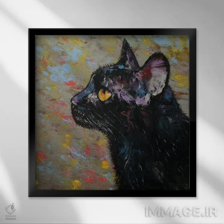 تابلو دکوراتیو دژاوو اثر مایکل کریس - نمای قابدار مشکی