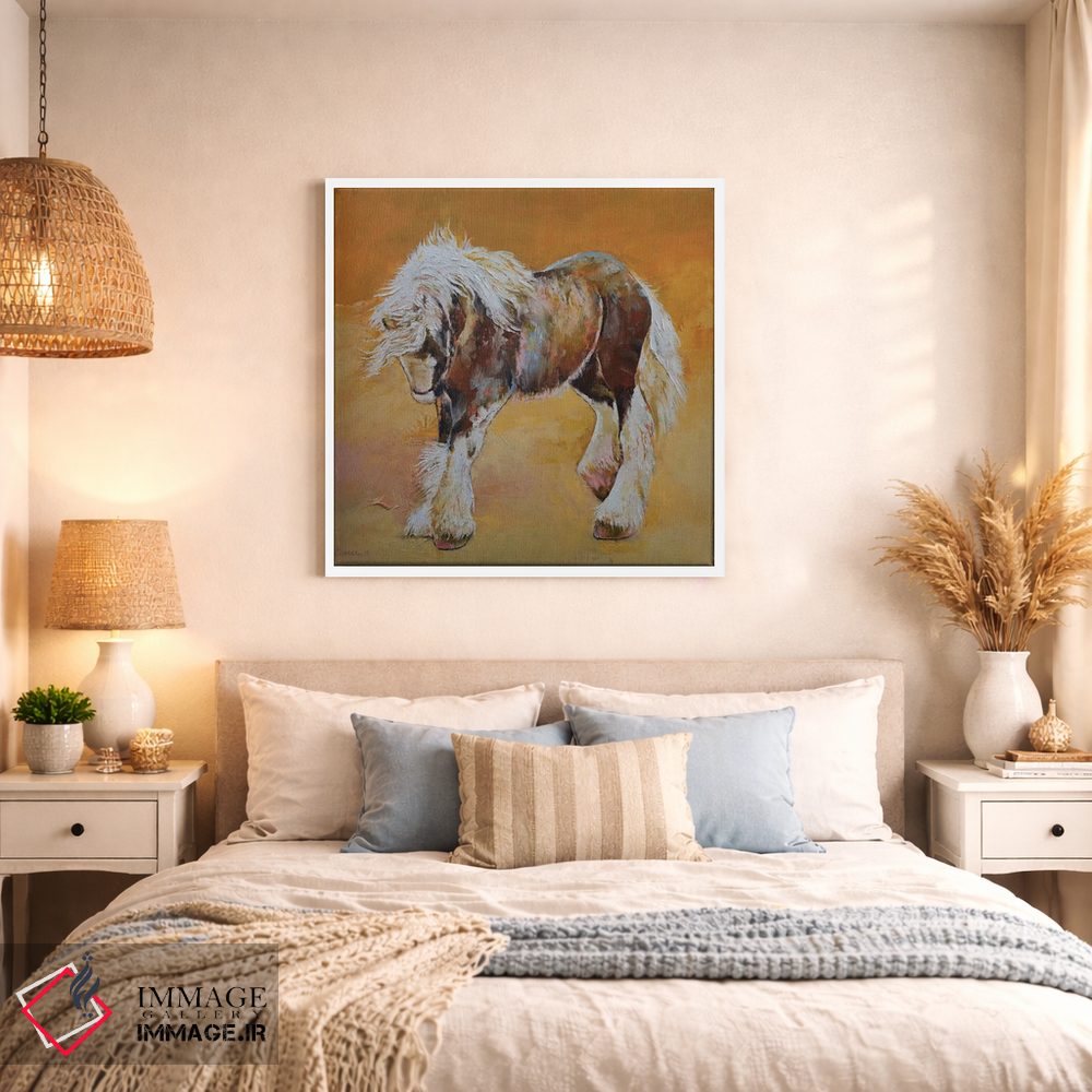 تابلو دکوراتیو پونی کولی اثر مایکل کریس - D1W