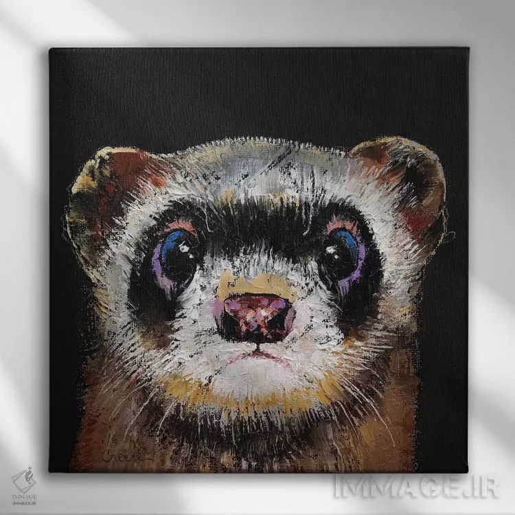 تابلو دکوراتیو فرت اثر مایکل کریس - نمای روبهرو روی دیوار