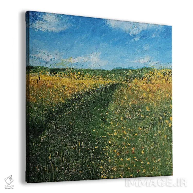 تابلو انتزاعی چمنزار ویسکانسین اثر مایکل کریس - نمای پرسپکتیو محصول