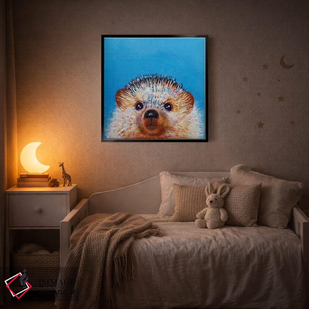 تابلو دکوراتیو جوجه تیغی کوچک اثر مایکل کریس - D3B