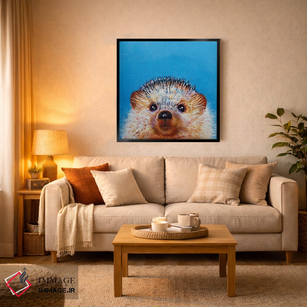 تابلو دکوراتیو جوجه تیغی کوچک اثر مایکل کریس - D5B