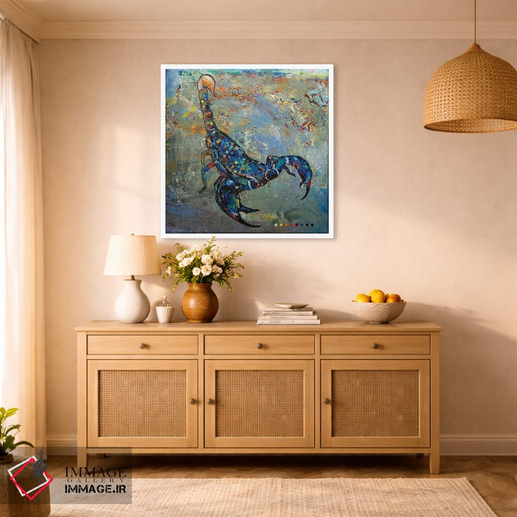 تابلو دکوراتیو عقرب اثر مایکل کریس - D1W