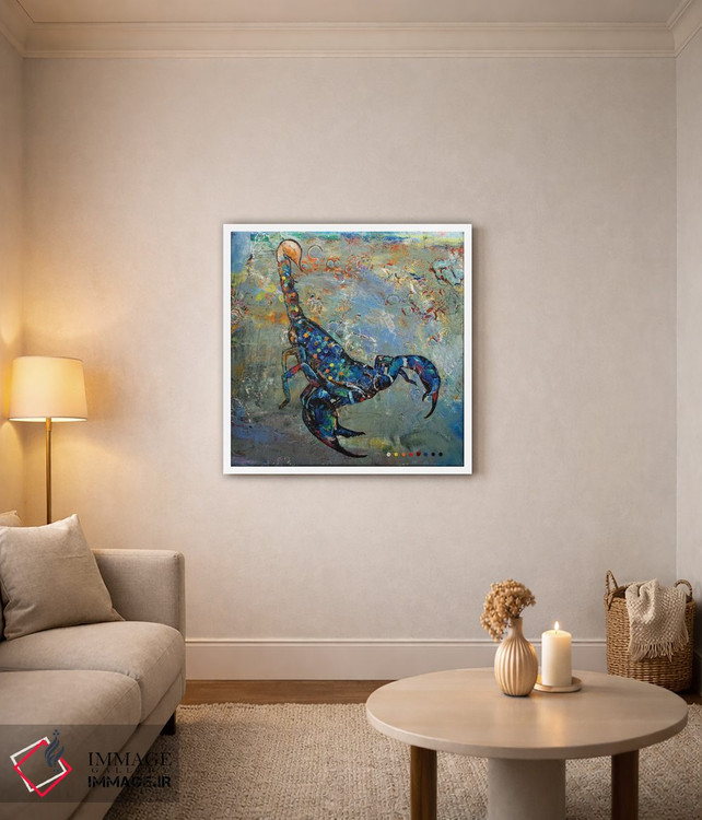 تابلو دکوراتیو عقرب اثر مایکل کریس - D2W