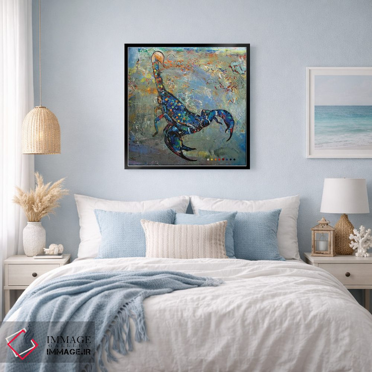 تابلو دکوراتیو عقرب اثر مایکل کریس - D4B