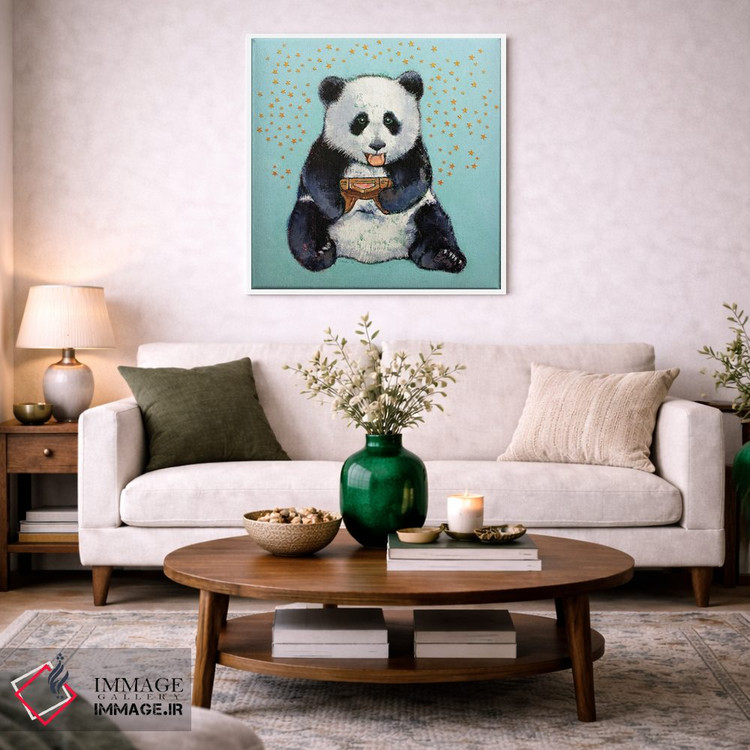 تابلو دکوراتیو پاندای گیمر اثر مایکل کریس - D2W