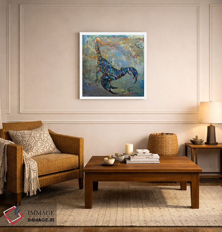 تابلو دکوراتیو عقرب اثر مایکل کریس - D5W