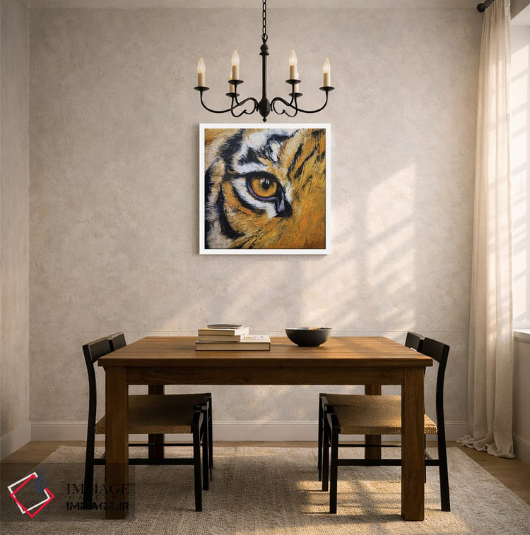 تابلو دکوراتیو چشم ببر اثر مایکل کریس - D5W