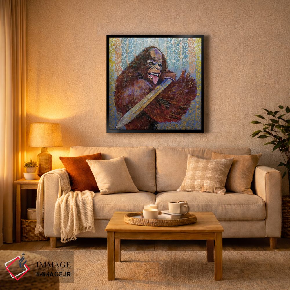 تابلو دکوراتیو بیگ فوت سامورایی اثر مایکل کریس - D3B