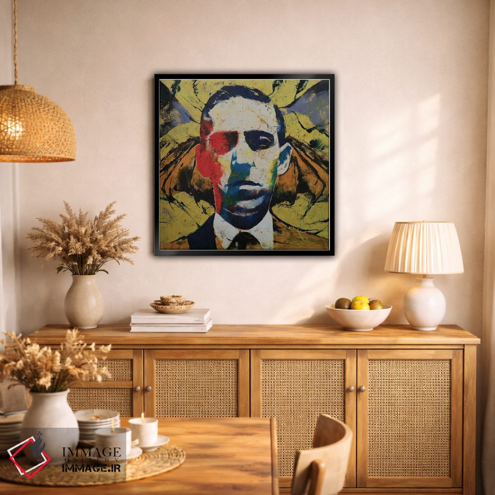 تابلو دکوراتیو اچ.پی. لاوکرفت اثر مایکل کریس - D1B