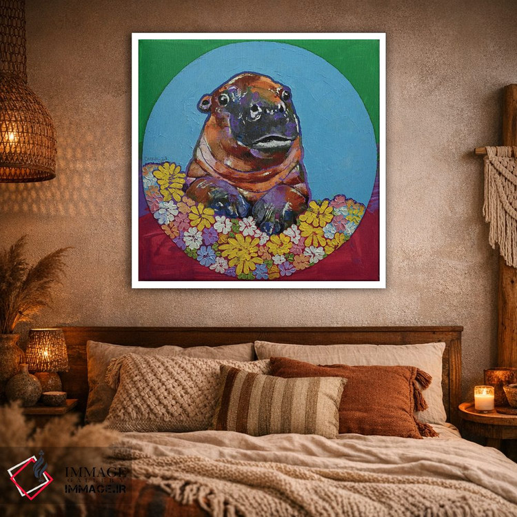 تابلو دکوراتیو بچه اسب آبی اثر مایکل کریس - D1W