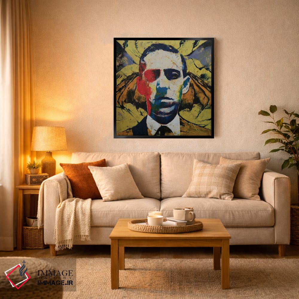 تابلو دکوراتیو اچ.پی. لاوکرفت اثر مایکل کریس - D3B