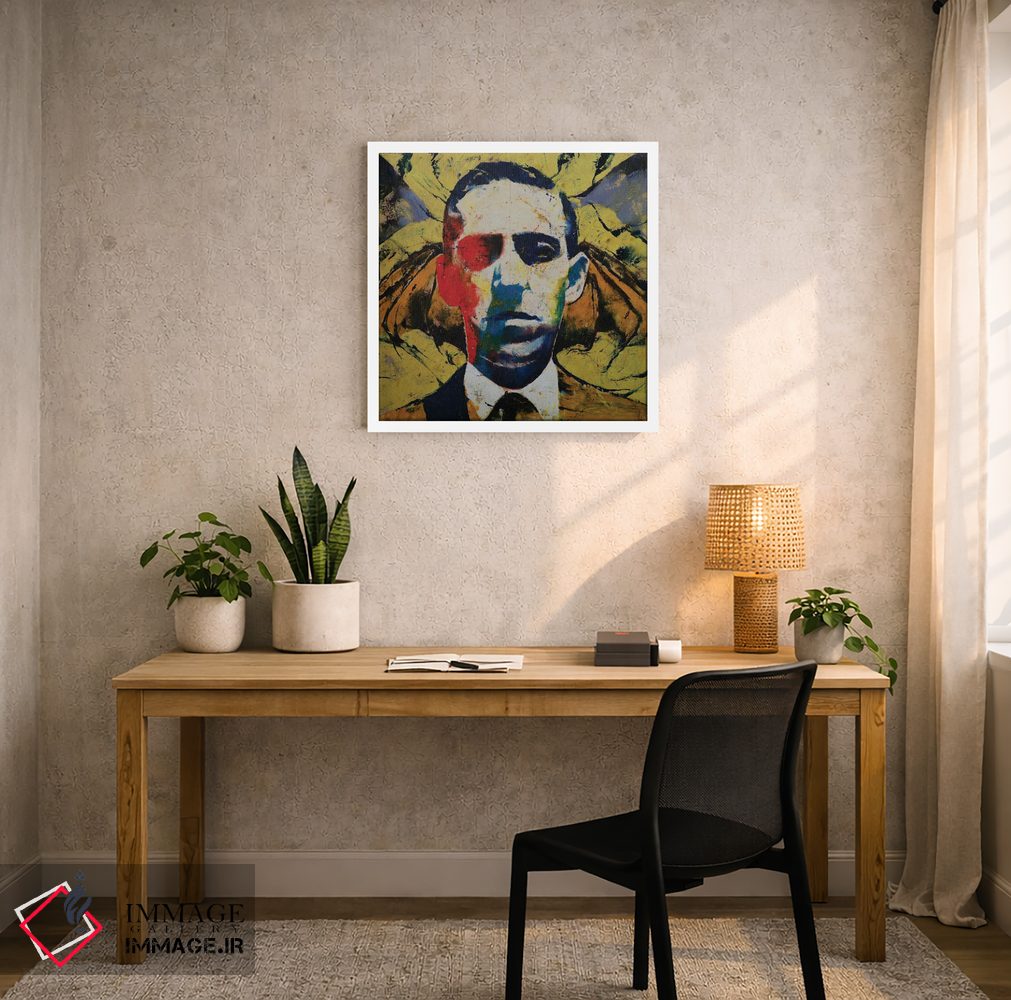 تابلو دکوراتیو اچ.پی. لاوکرفت اثر مایکل کریس - D4W