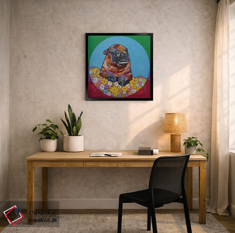 تابلو دکوراتیو بچه اسب آبی اثر مایکل کریس - D5B