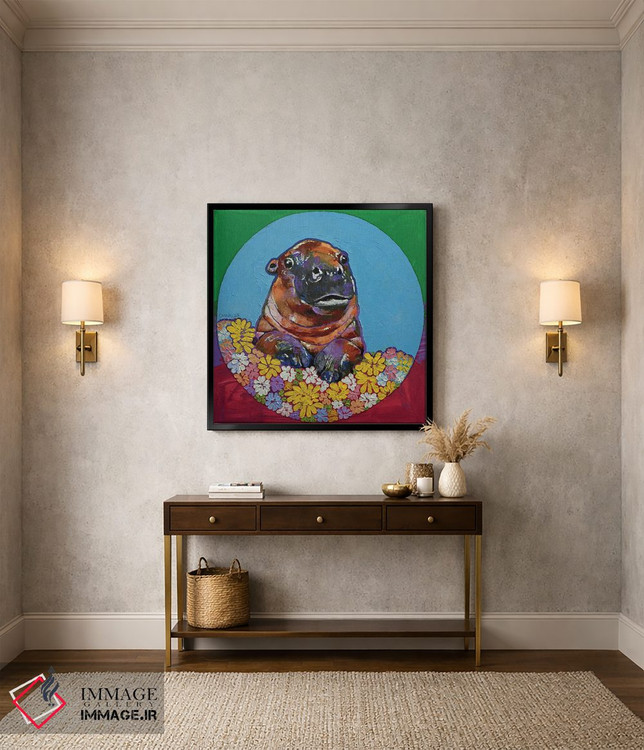 تابلو دکوراتیو بچه اسب آبی اثر مایکل کریس - D4B