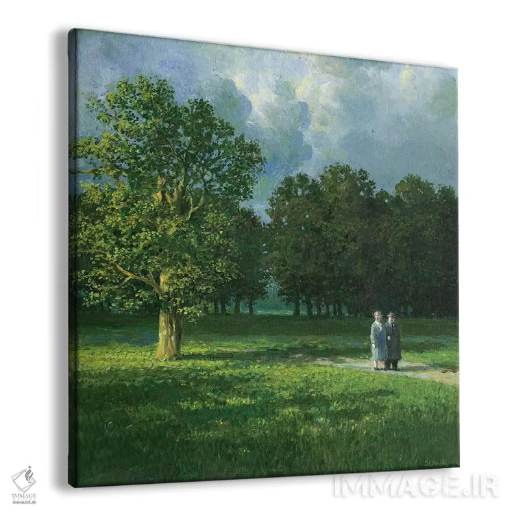 تابلو دکوراتیو آیا چیزی آنجاست؟ اثر مایکل سووا - نمای پرسپکتیو محصول