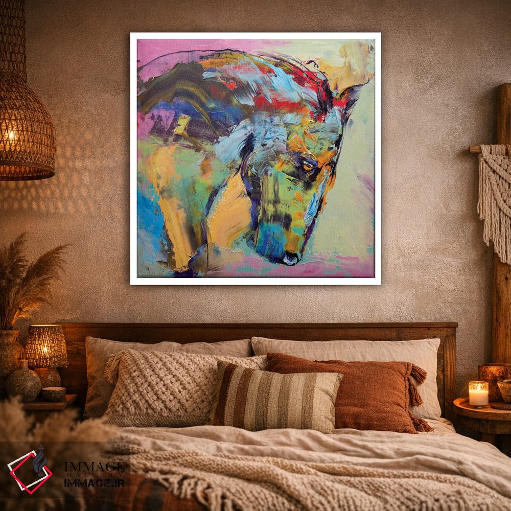 تابلو دکوراتیو مطالعه اسب اثر مایکل کریس - D1W