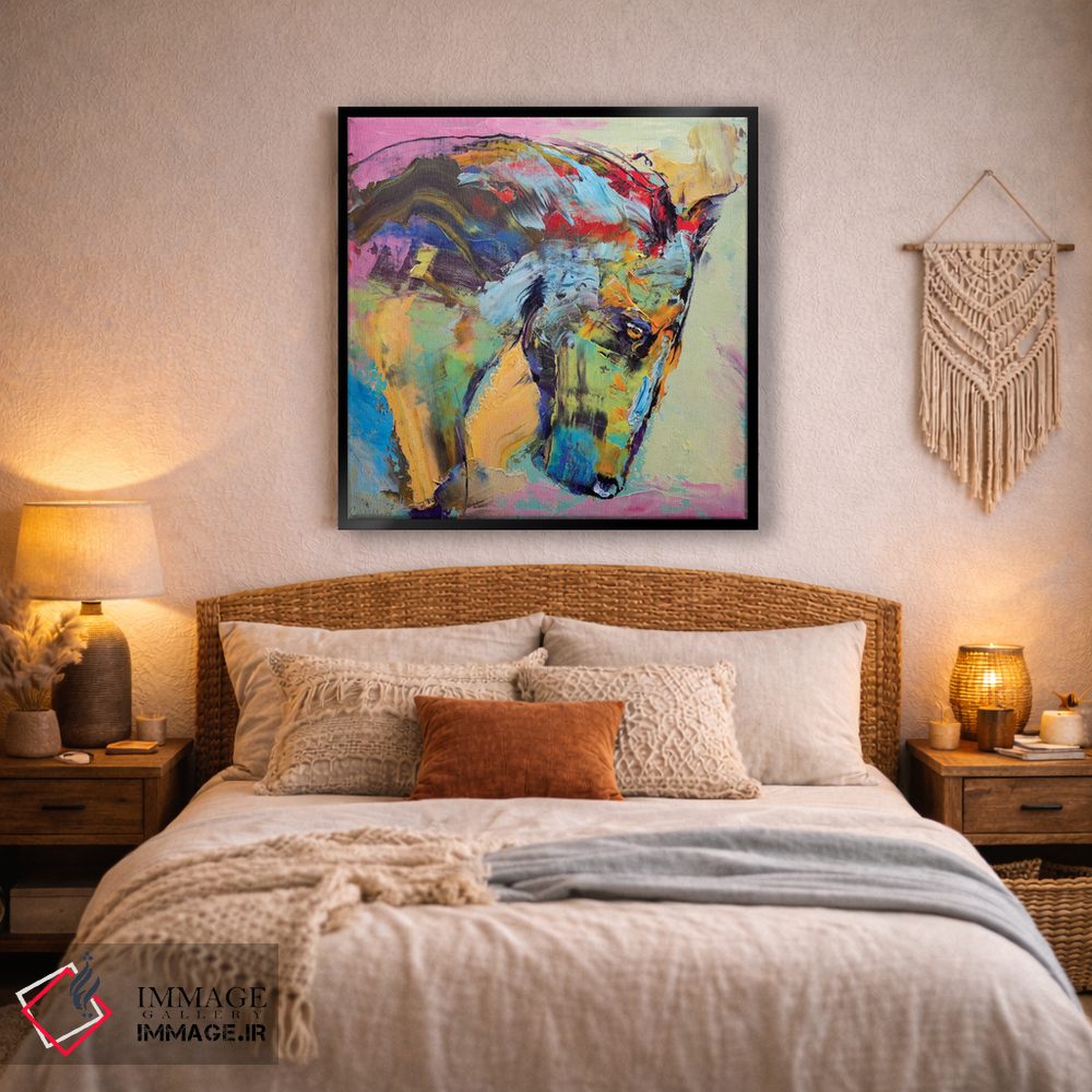 تابلو دکوراتیو مطالعه اسب اثر مایکل کریس - D4B