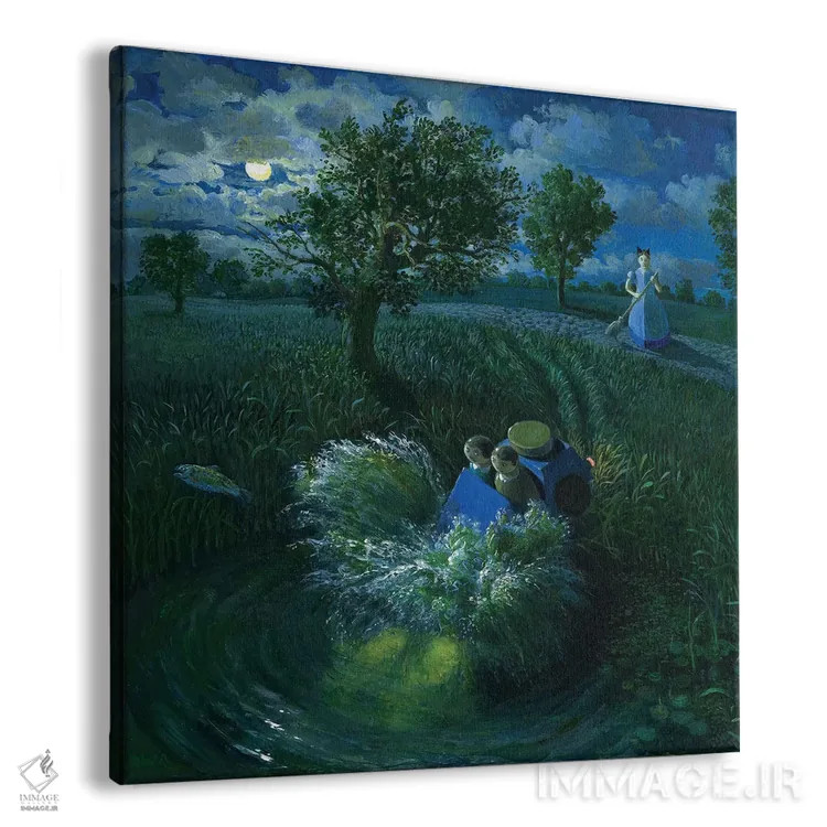 تابلو دکوراتیو رفتگر ترسناک اثر مایکل سووا - نمای پرسپکتیو محصول