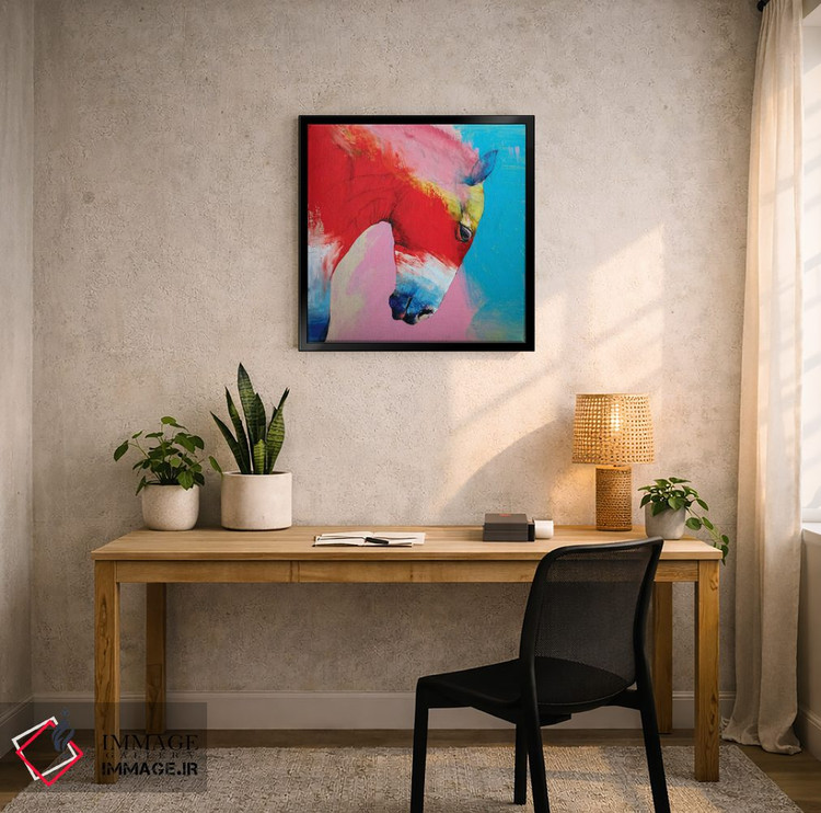 تابلو دکوراتیو اسب اثر مایکل کریس - D6B
