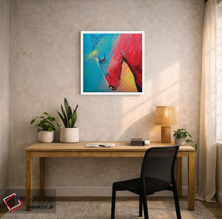 تابلو دکوراتیو اسب نقاشی شده اثر مایکل کریس - D2W