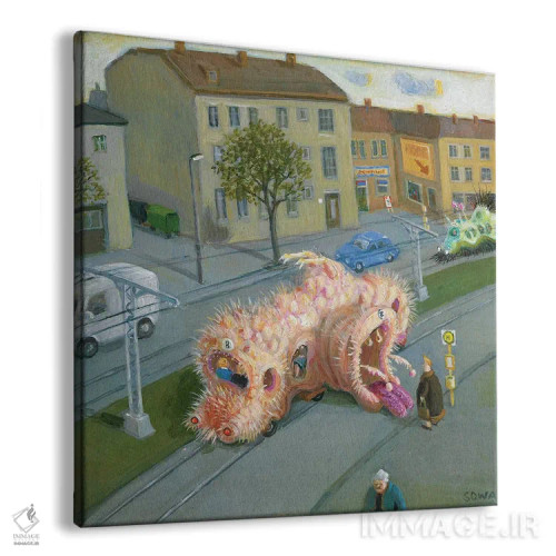 تابلو دکوراتیو سری مدل جدید تحت آزمایش اثر مایکل سووا - نمای پرسپکتیو محصول