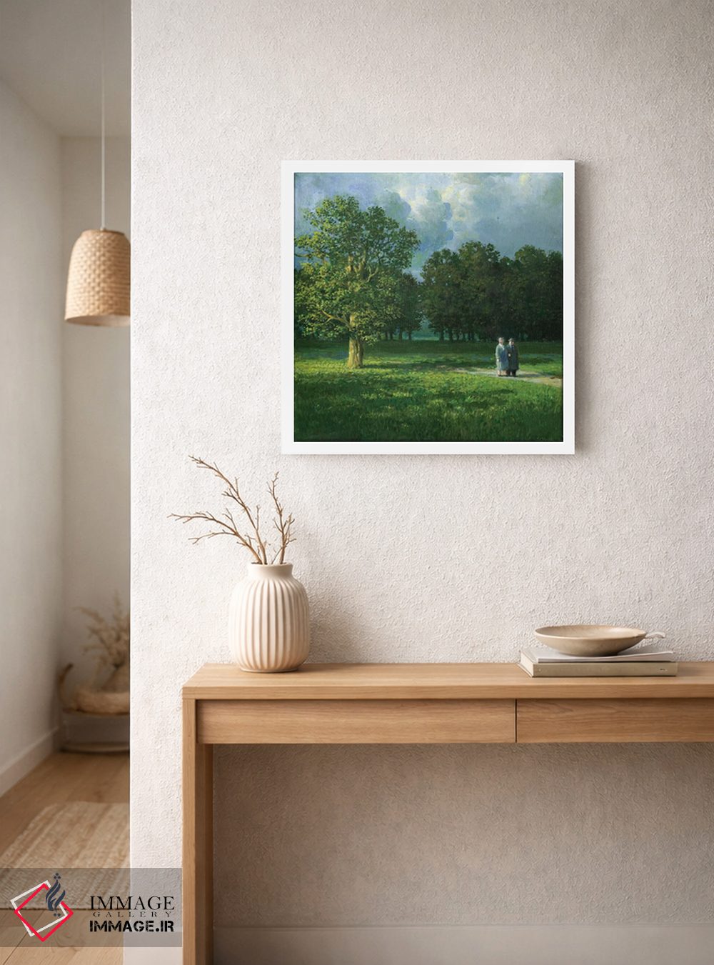 تابلو دکوراتیو آیا چیزی آنجاست؟ اثر مایکل سووا - D1W