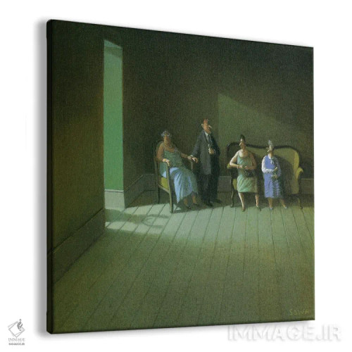 تابلو دکوراتیو یک دیدار اثر مایکل سووا - نمای پرسپکتیو محصول