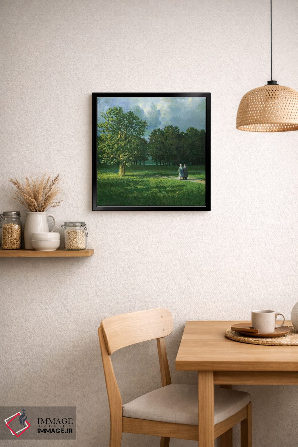 تابلو دکوراتیو آیا چیزی آنجاست؟ اثر مایکل سووا - D3B