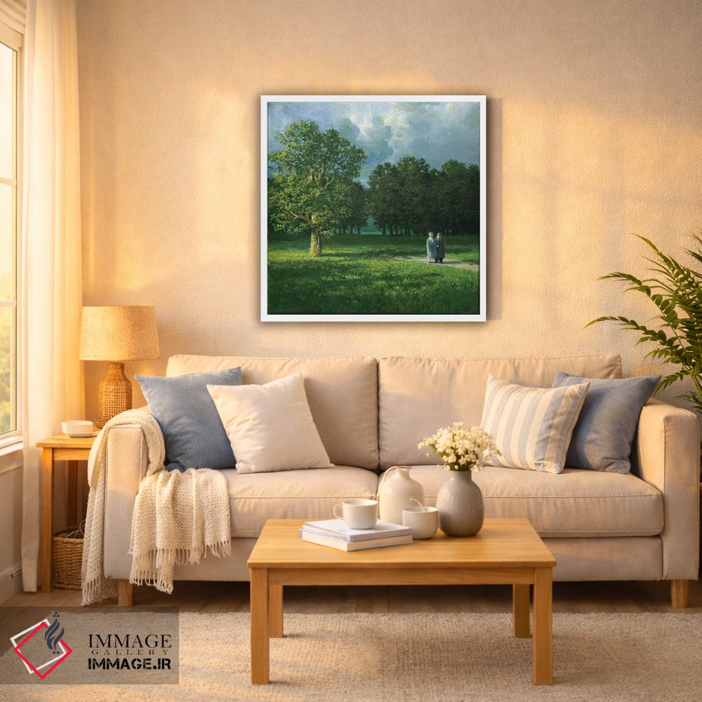 تابلو دکوراتیو آیا چیزی آنجاست؟ اثر مایکل سووا - D4W