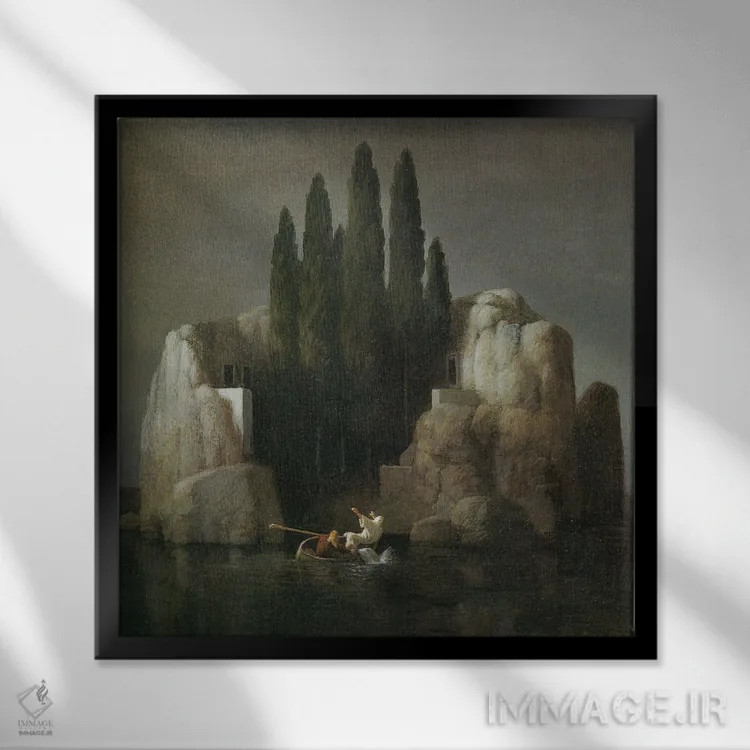 تابلو دکوراتیو نسخه ششم بوکلین اثر مایکل سووا - نمای قابدار مشکی