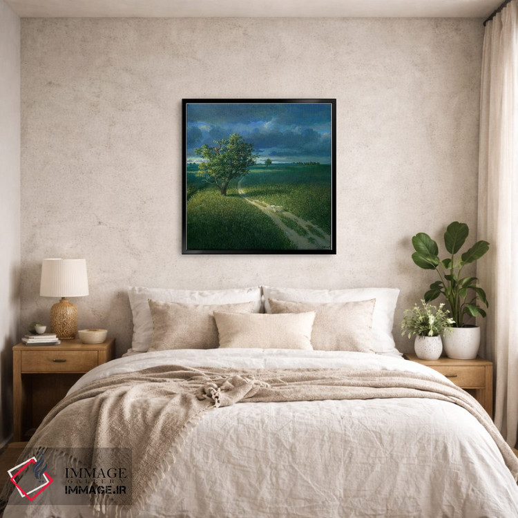 تابلو مدرن تنها اثر مایکل سووا - D5B