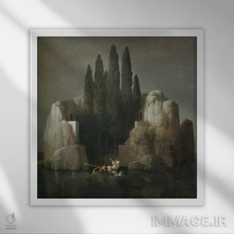 تابلو دکوراتیو نسخه ششم بوکلین اثر مایکل سووا - نمای قابدار سفید