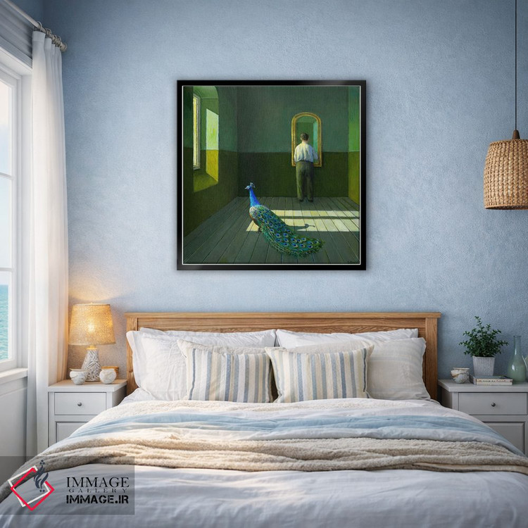تابلو دکوراتیو طاووس اثر مایکل سووا - D3B