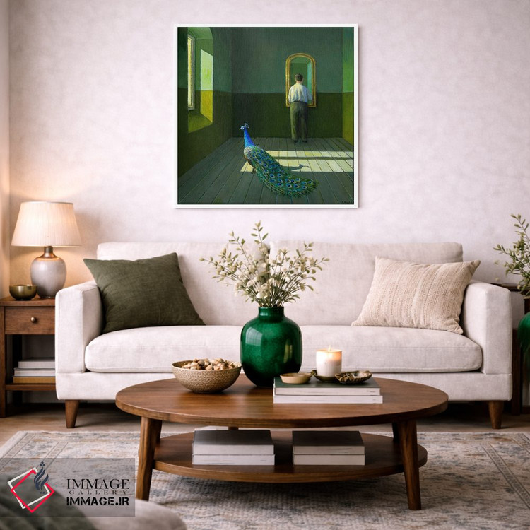 تابلو دکوراتیو طاووس اثر مایکل سووا - D2W