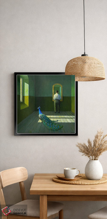 تابلو دکوراتیو طاووس اثر مایکل سووا - D4B