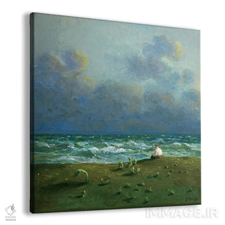 تابلو دکوراتیو ساحل اشک ها اثر مایکل سووا - نمای پرسپکتیو محصول