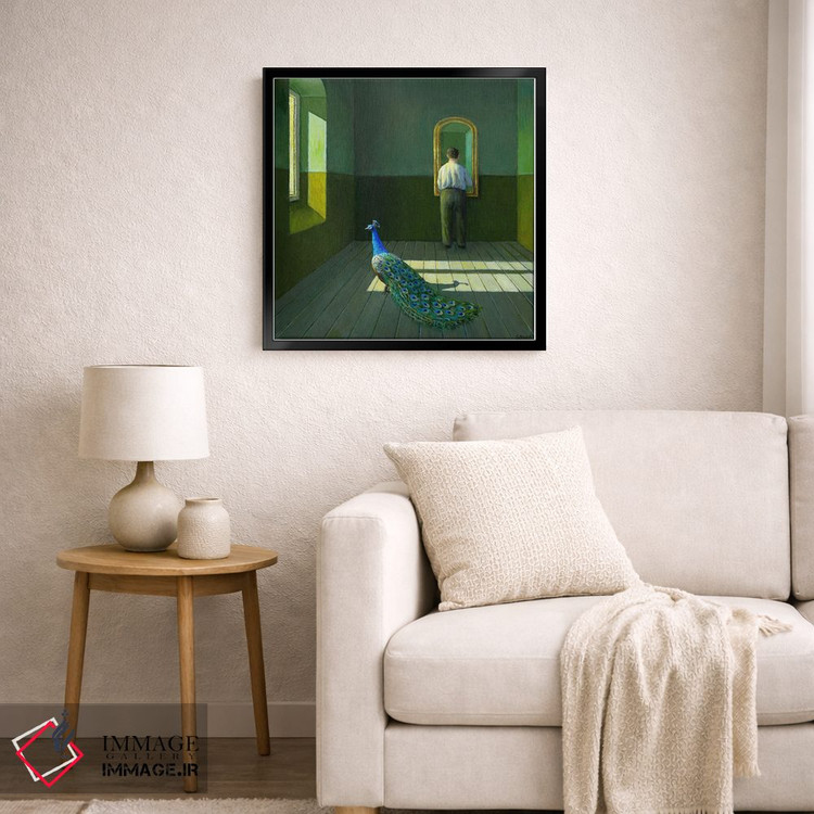 تابلو دکوراتیو طاووس اثر مایکل سووا - D6B