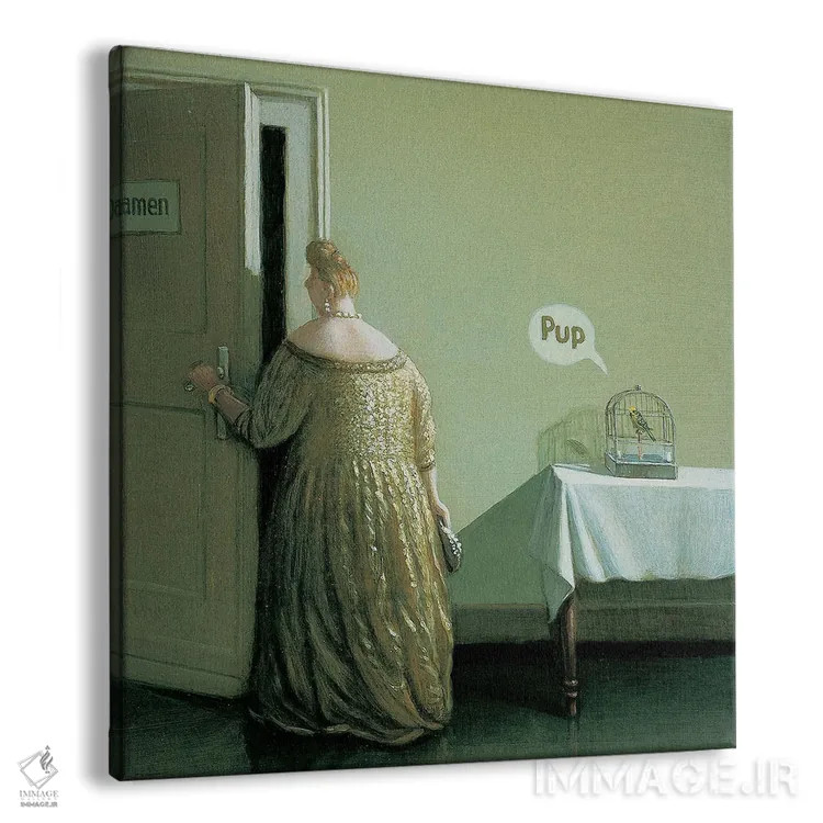 تابلو دکوراتیو مدفوع اثر مایکل سووا - نمای پرسپکتیو محصول