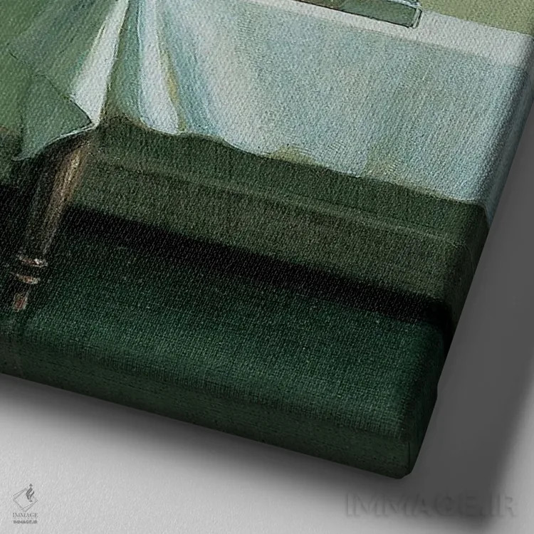 تابلو دکوراتیو مدفوع اثر مایکل سووا - نمای نزدیک بافت بوم