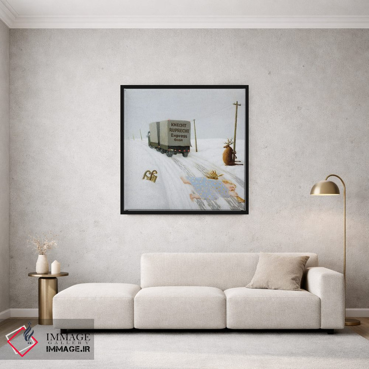 تابلو دکوراتیو کریسمس در راه است اثر مایکل سووا - D2B