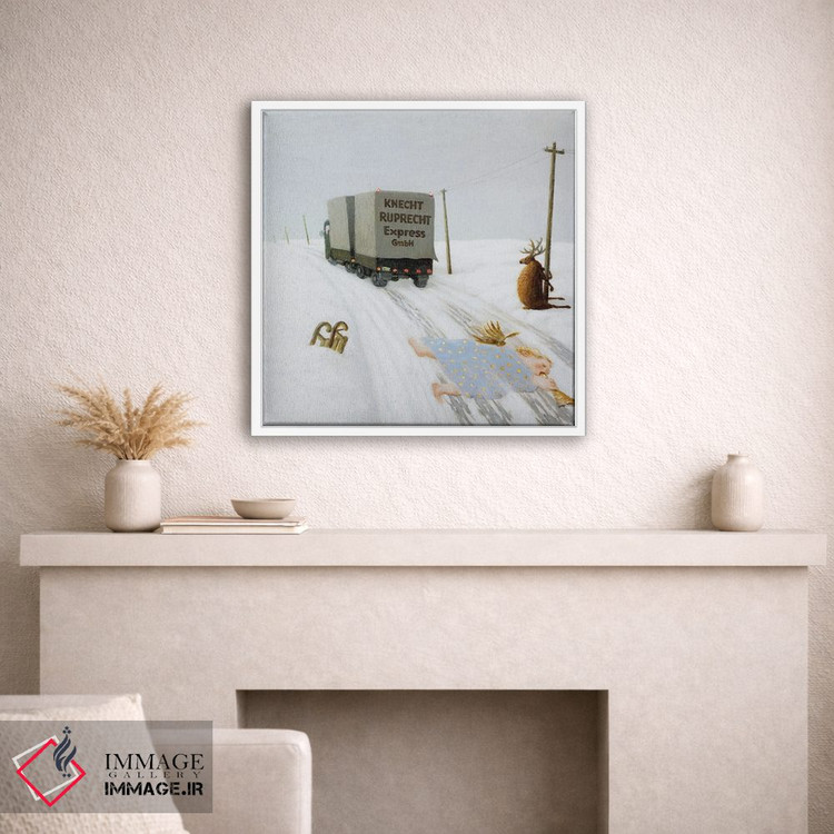 تابلو دکوراتیو کریسمس در راه است اثر مایکل سووا - D1W