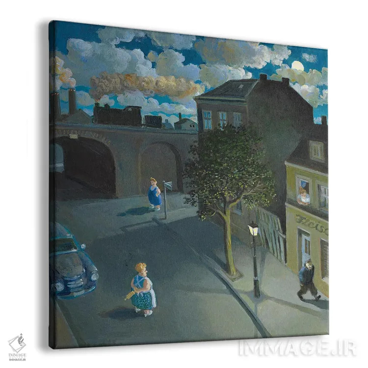 تابلو دکوراتیو عدم تحمل اثر مایکل سووا - نمای پرسپکتیو محصول