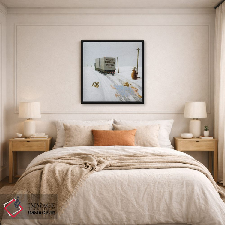 تابلو دکوراتیو کریسمس در راه است اثر مایکل سووا - D5B