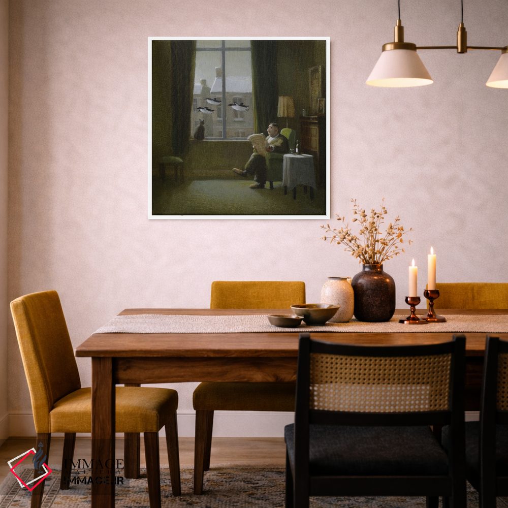 تابلو دکوراتیو فوریه اثر مایکل سووا - D4W