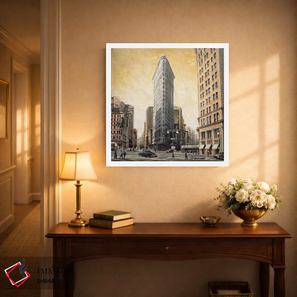 تابلو دکوراتیو ساختمان فلت آیرون اثر متیو دنیلز - D2W