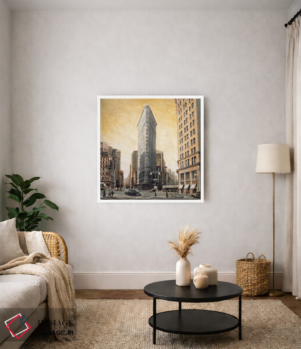 تابلو دکوراتیو ساختمان فلت آیرون اثر متیو دنیلز - D3W